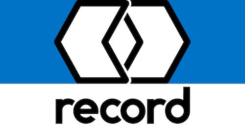 record logo